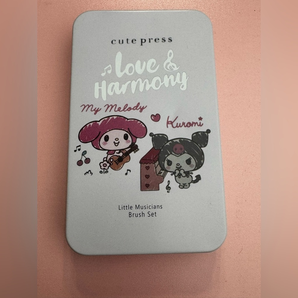 Sanrio Makeup Brush Set – My Melody & Kuromi